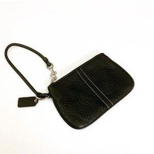 Coach Leather Wristlet